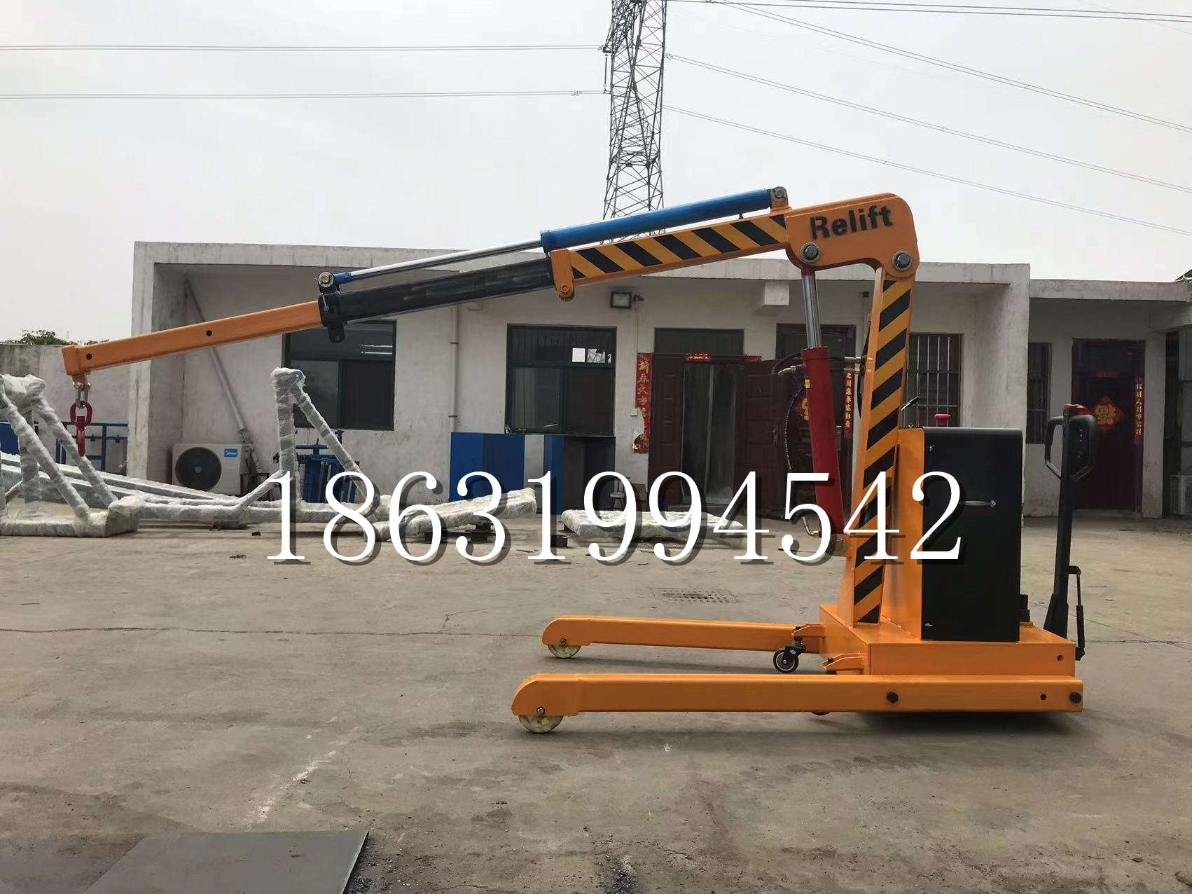 头城镇久征定做3吨三轮随车吊 农用园林绿化移树吊 平板工程用小吊机