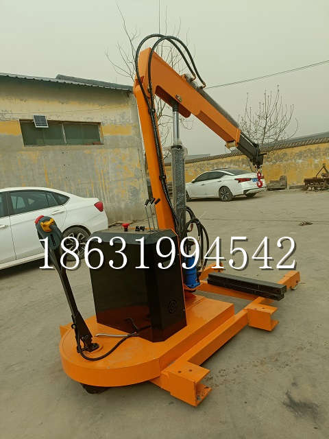 头城镇自卸车厢随车吊 自制轮式四不像起重机 四驱平板吊 5吨 贵盛